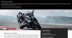 Desktop Screenshot of onyerbike.net